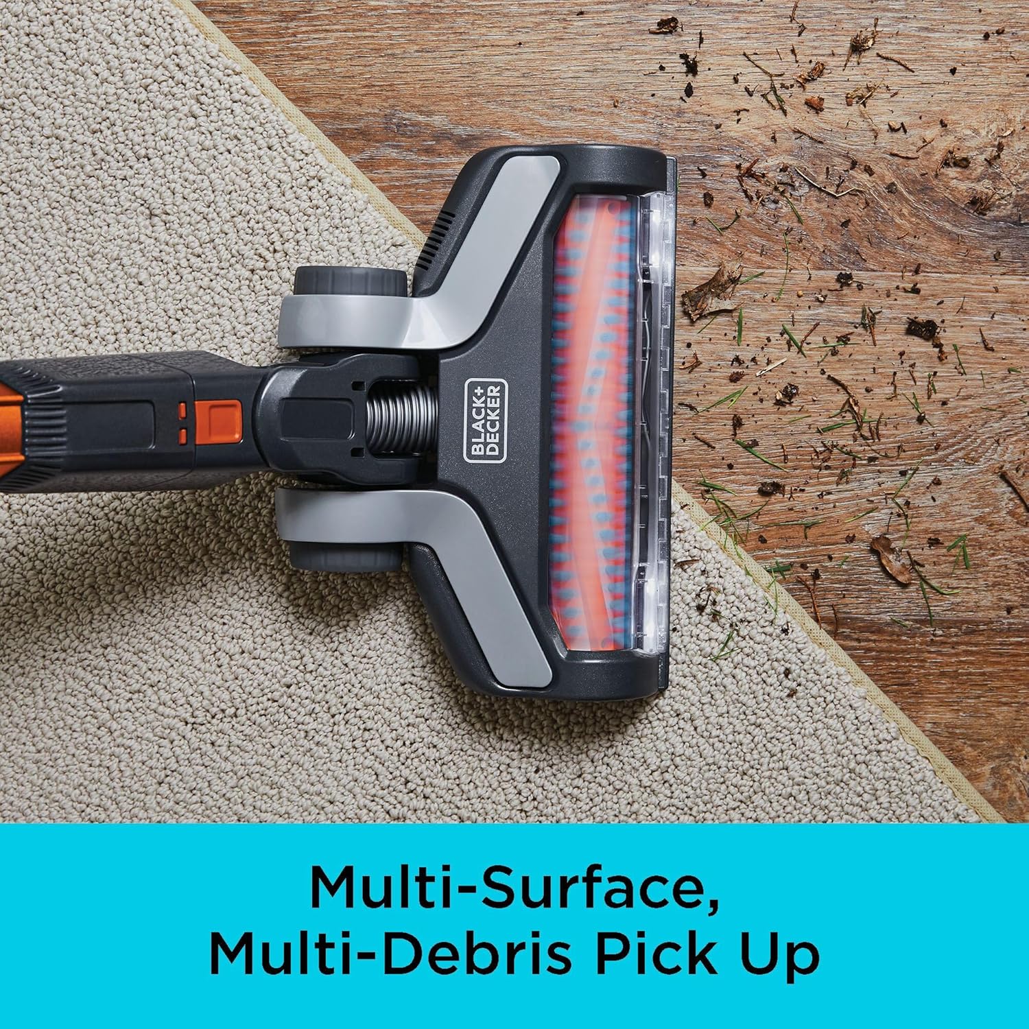 BLACK+DECKER POWERSERIES Extreme Cordless Stick Vacuum Cleaner with Removable 20V MAX Battery and Vacuum Accessories (BSV2020)