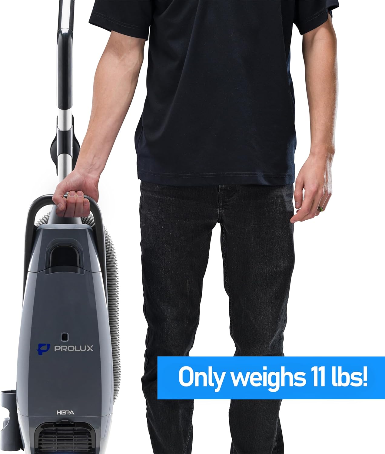 Prolux Phantom Bagged Upright Sealed HEPA Pet Vacuum Cleaner for Home