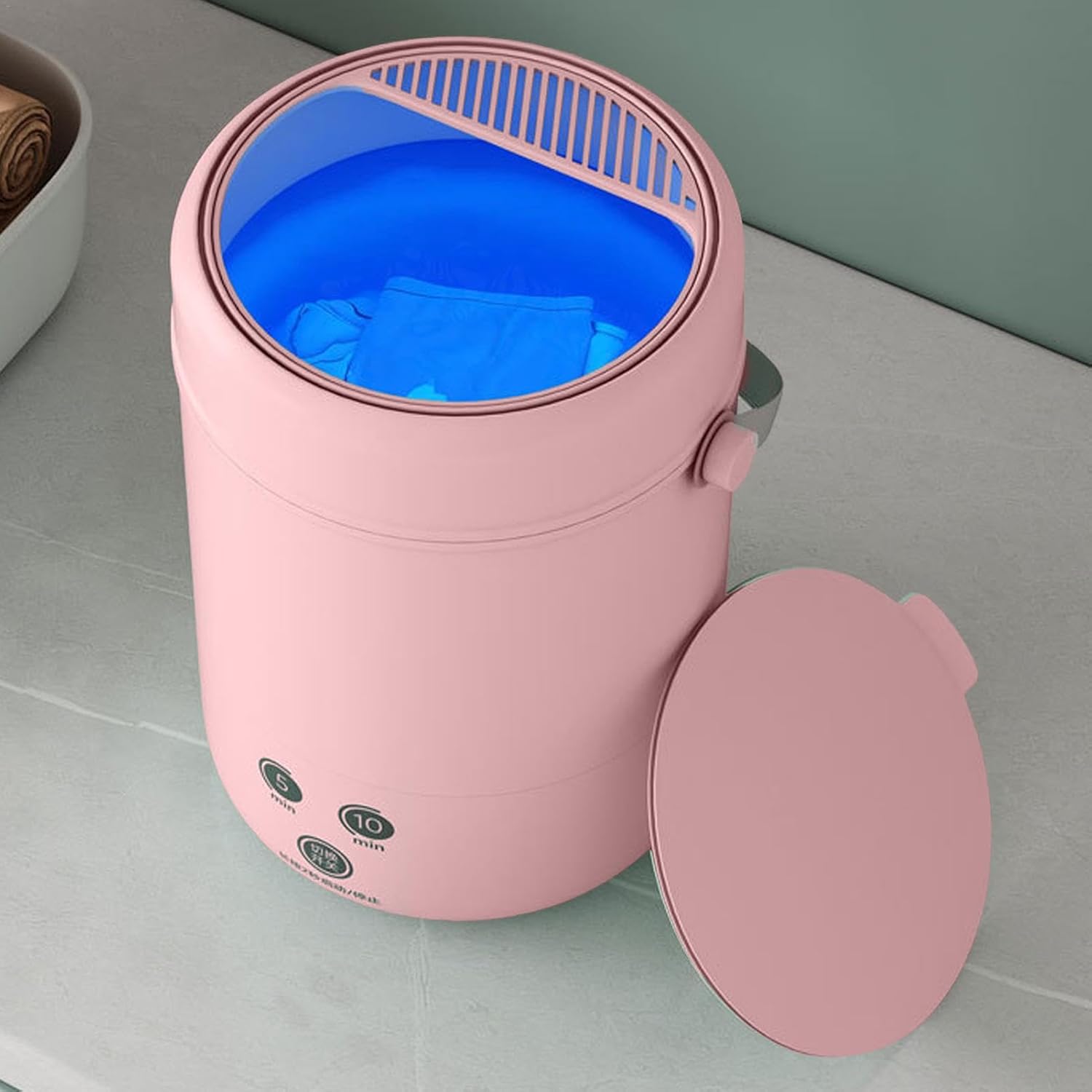 Portable Washing Machine - 3.8l Automatic Laundry Machine | Small Washing Machine | Laundry Washer for Underwear, Baby Clothes, Sock, Small Delicates