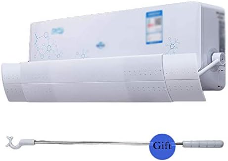 Retractable Air Conditioner Deflector Prevent The Air From Blowing Straight, Angle Adjustable, Lightweight Plastic Material