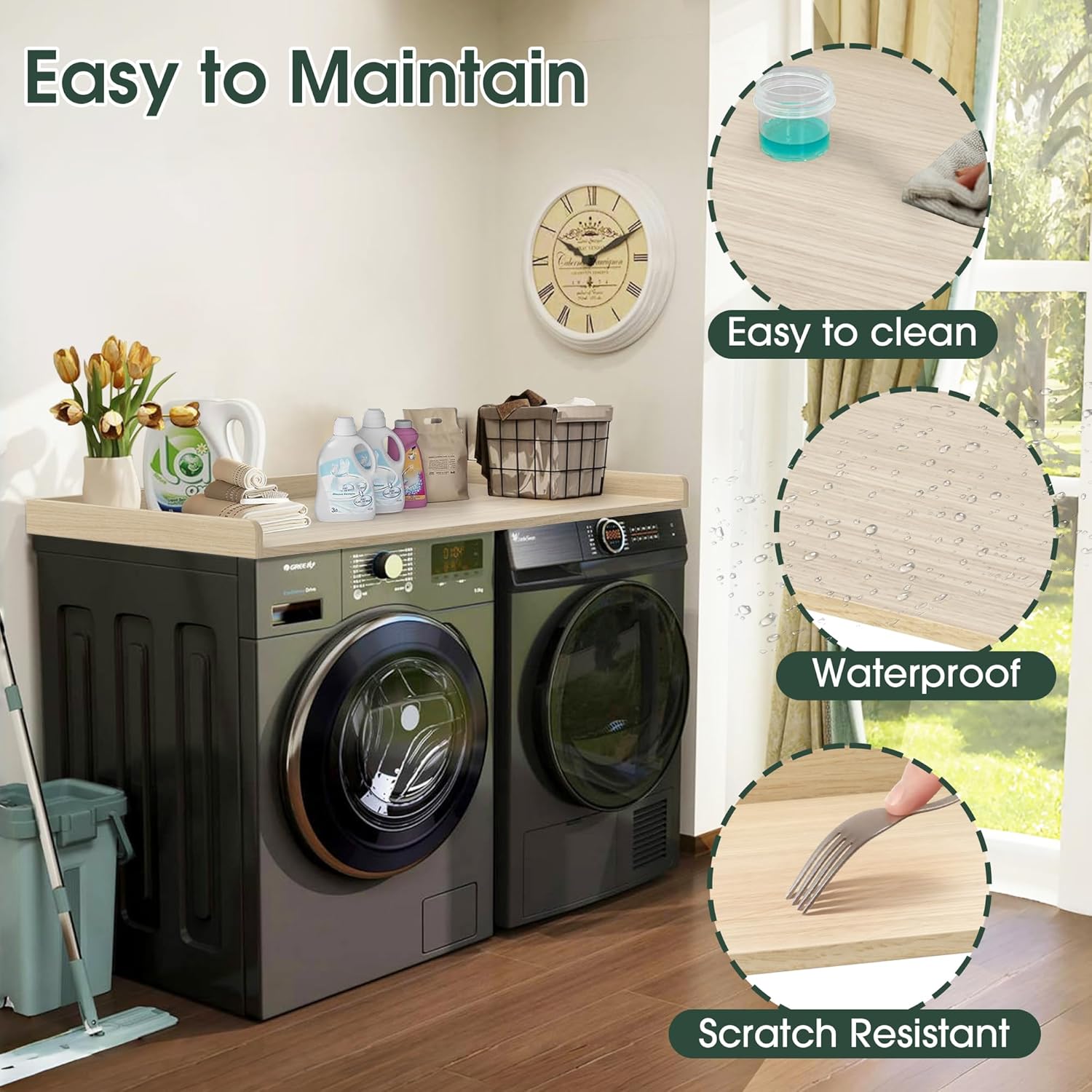 Laundry Countertop with 2.75