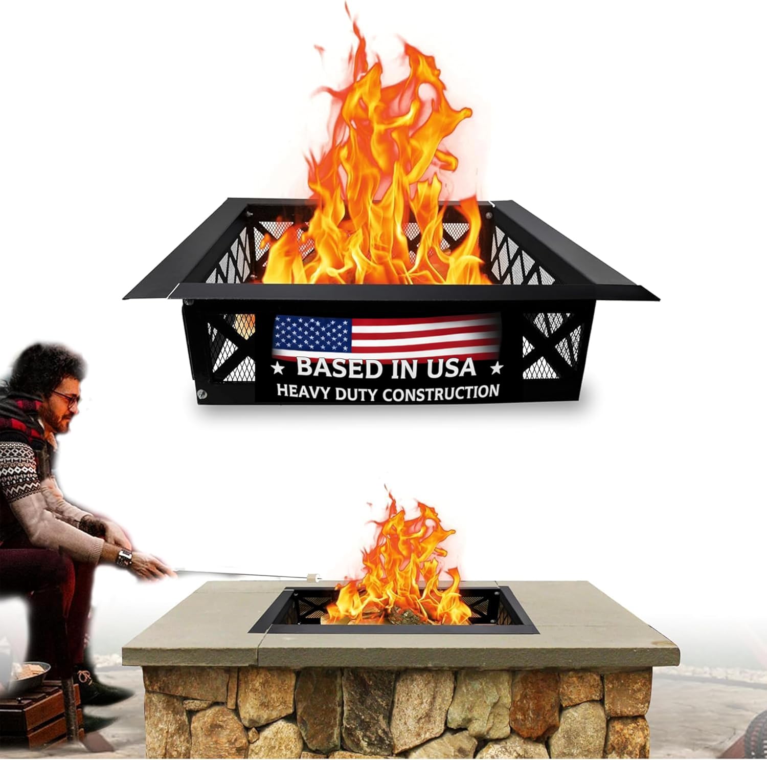 FEBTECH Firepit Ring Insert - 36