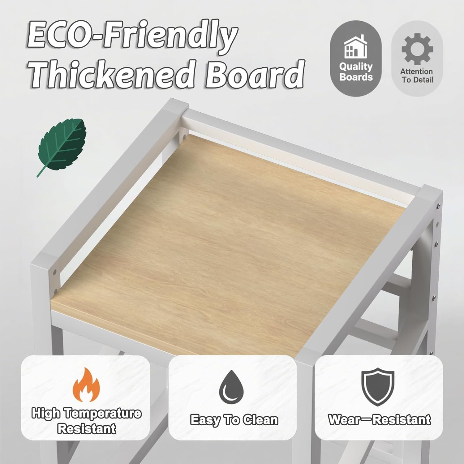 Over The Washer and Dryer Storage Shelf, Widen & 3 Height Adjustable Stacking Rack, Space Saver Washer Dryer Stacking Kit, Thicker Metal Washer Shelf for within 29.5