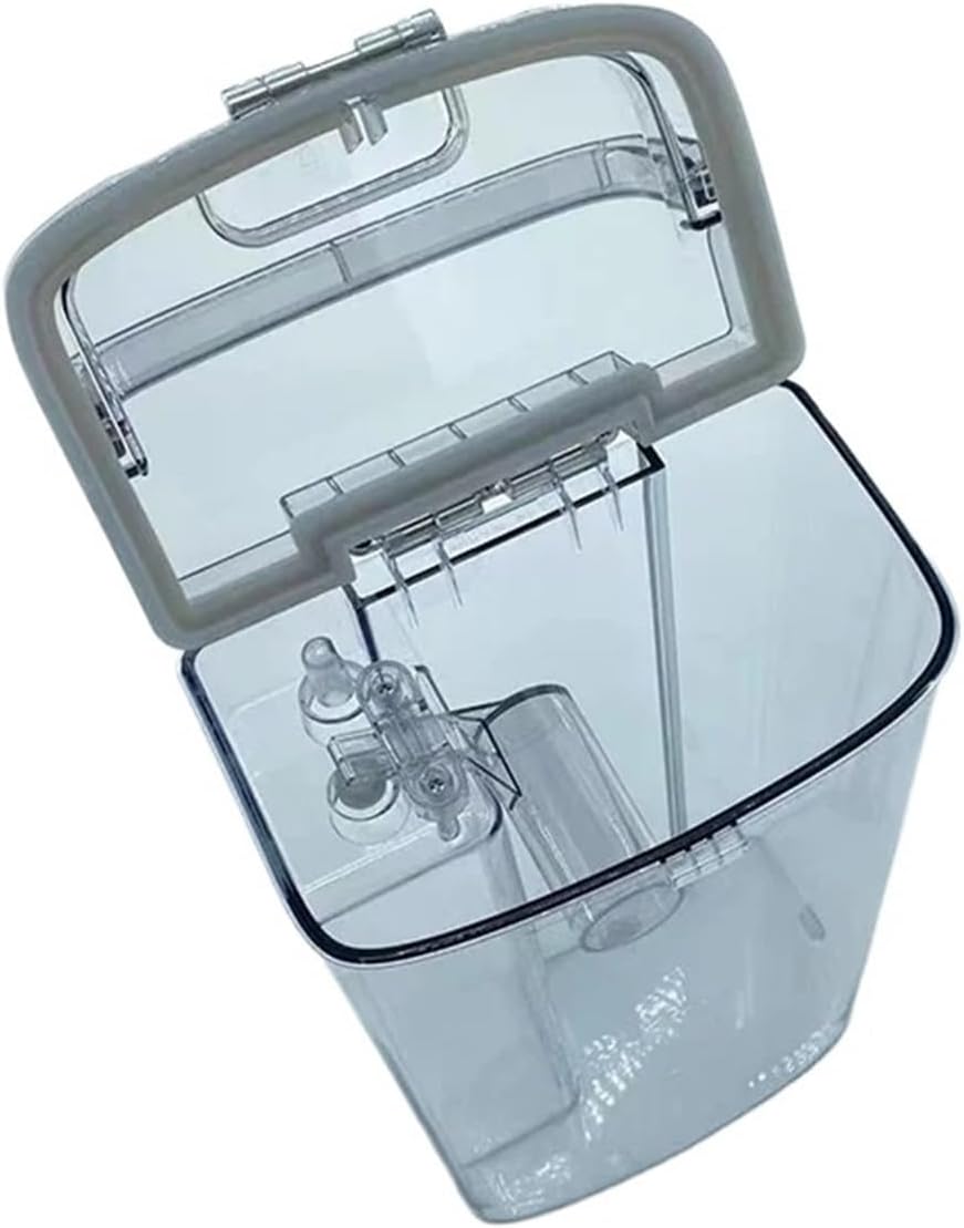 Compatible for Roidmi EVA，After-Sales Cleaning Robot Vacuum Cleaner Parts， Cleaning Water Tank and Dirty Water Tank Accessories(White)