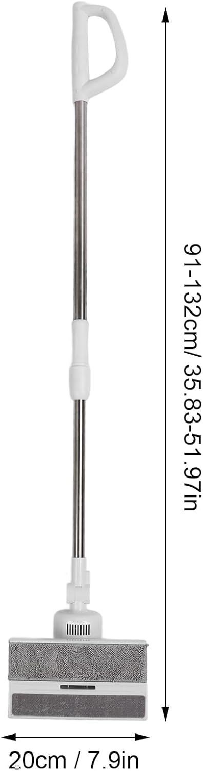 Window Vacuum Cleaner Cordless Rechargeable Handheld,Electric Window Cleaner Tool,with Extension Pole Electric Window Cleaner Tool for Glass Floor Tiles