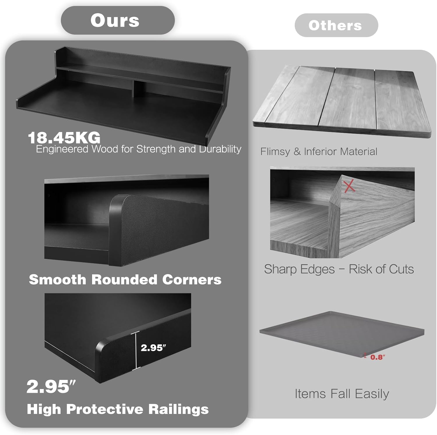 2-Tier Washer Dryer Countertop, 54