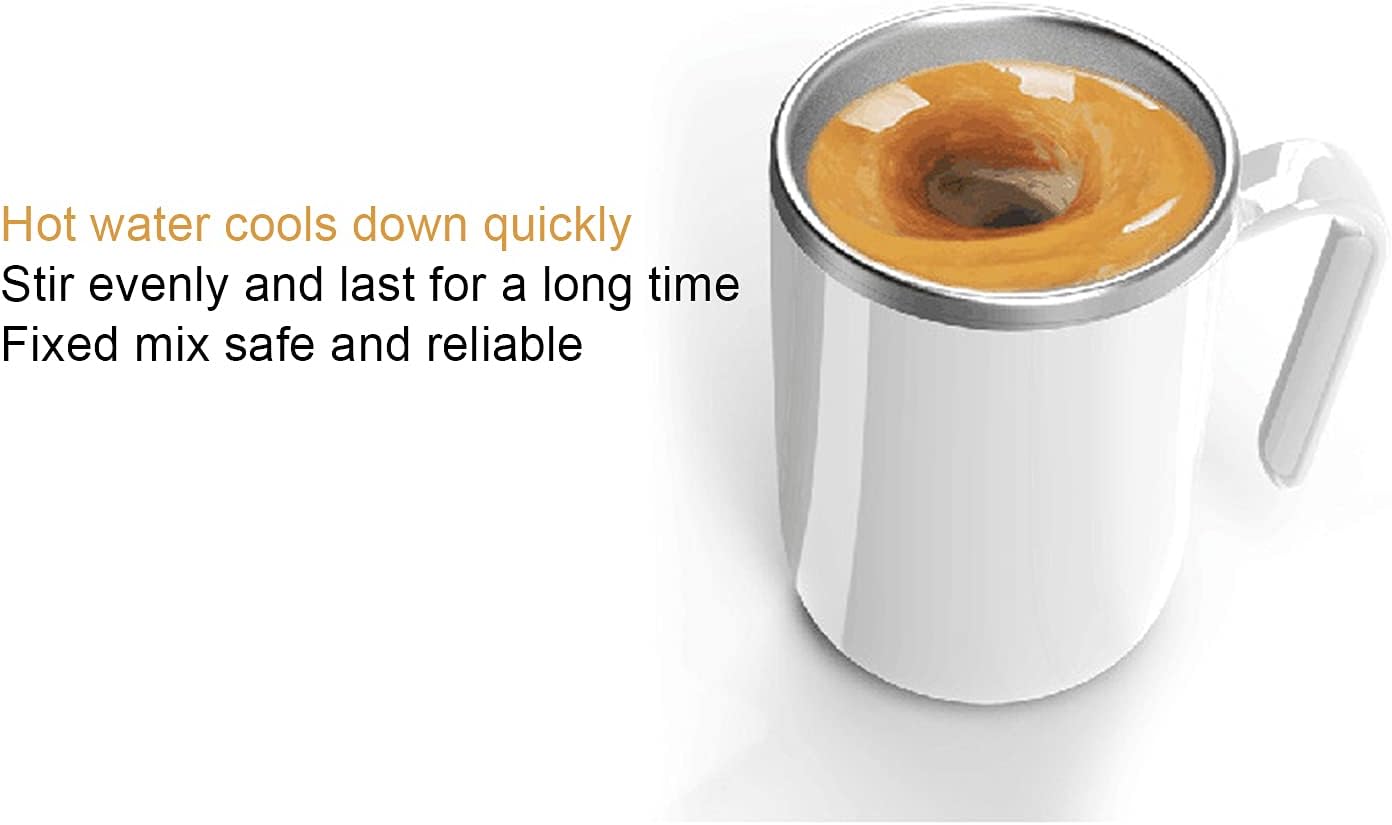 Smart Hot Beverage Blender Cup, Self Stirring Beverage Cup, Automatic Mixing Coffee Blender Cup, Automatic Self Stirring Coffee Cup