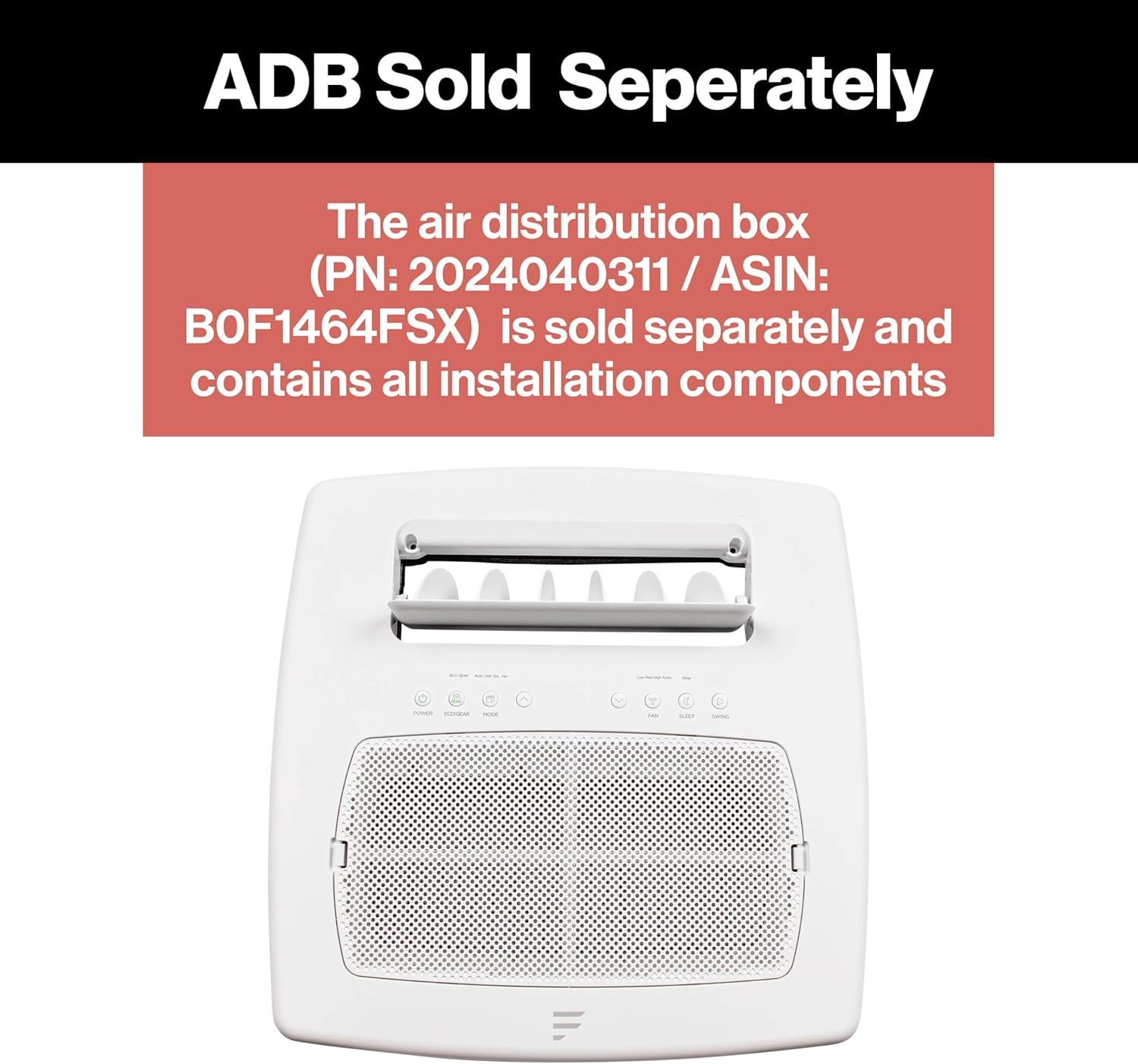 Furrion Chill Cube 18k BTU Variable Speed RV Rooftop Air Conditioner, Black, Non-Ducted, R32 Refrigerant, Quiet High-Efficiency AC with Turbo Cool Mode, Lightweight, AC Unit Only - FACR18VSSA-BL-AM