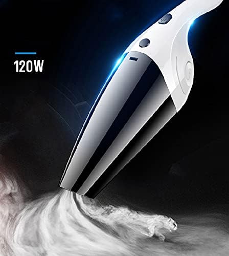 Handheld Vacuum Cordless, Portable Hand Vacuum Cleaner, Rechargeable, Powerful Cyclonic Suction, Very Suitable for Home, Office, Car Cleaning and Pet Hair, White