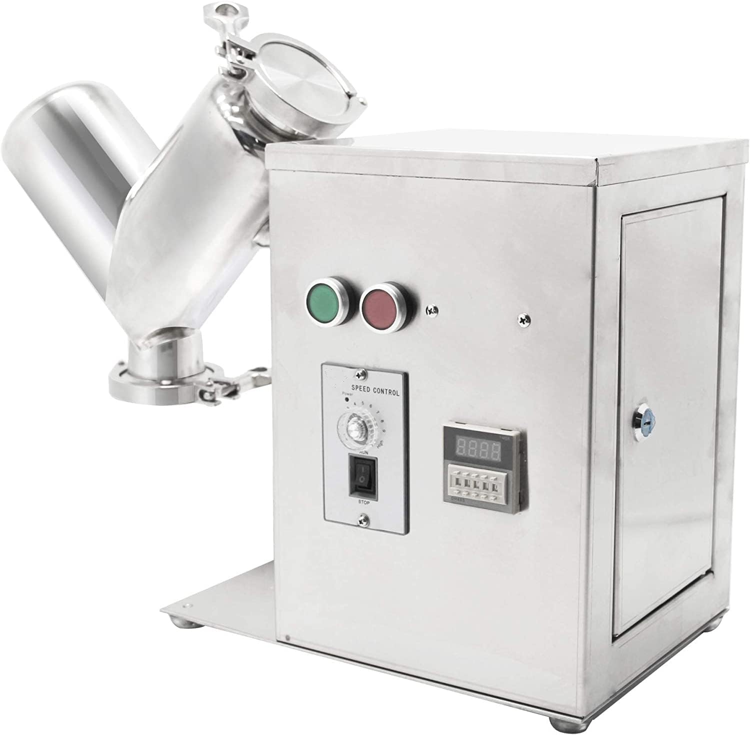 VH-2 V Type Powder Mixer Chinese Medicine Particle Blender Powder Mixing Machine 2L Blending Machine