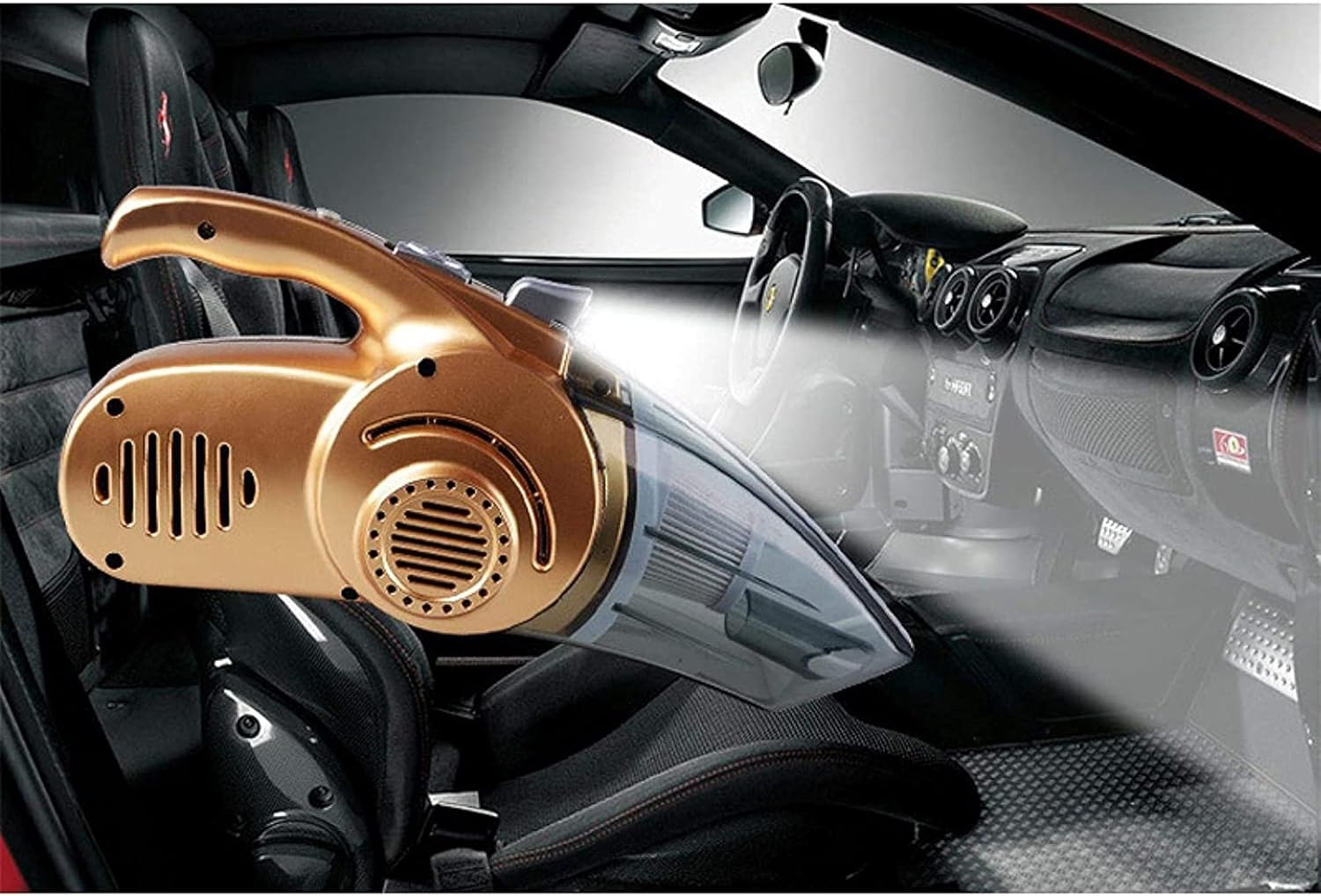 Handheld Vacuum, 3Kpa Hand Vacuum with Powerful Cyclonic Suction, Portable Vacuum Cleaner for Pet Hair, Dust,Gravel,Home Cleaning