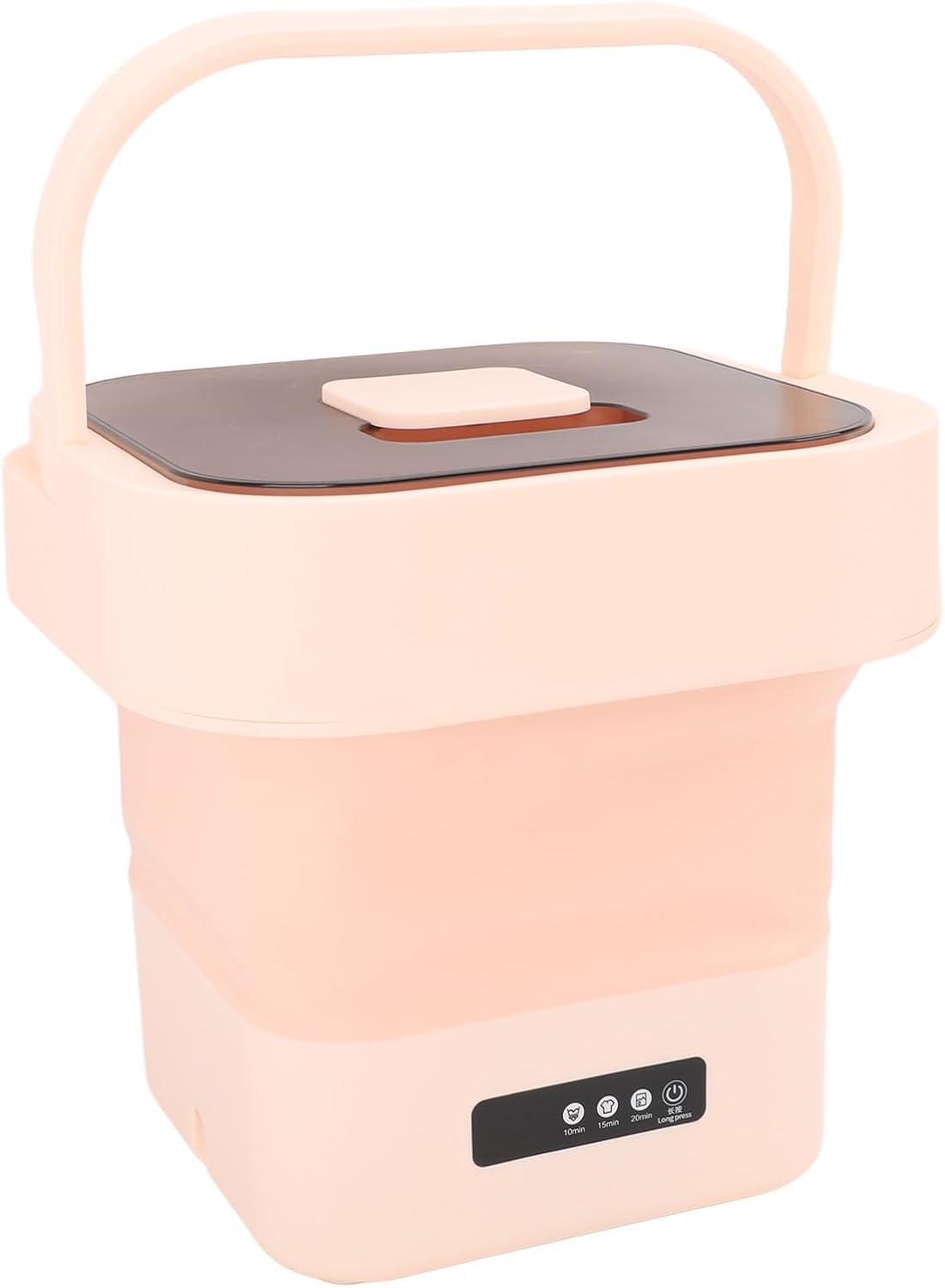 Portable Washing Machine 10L, Fully Automatic Mini Foldable Washer, Foldable Laundry Washer Small Washer for Baby Clothes Underwear Washing Machine (US Plug)