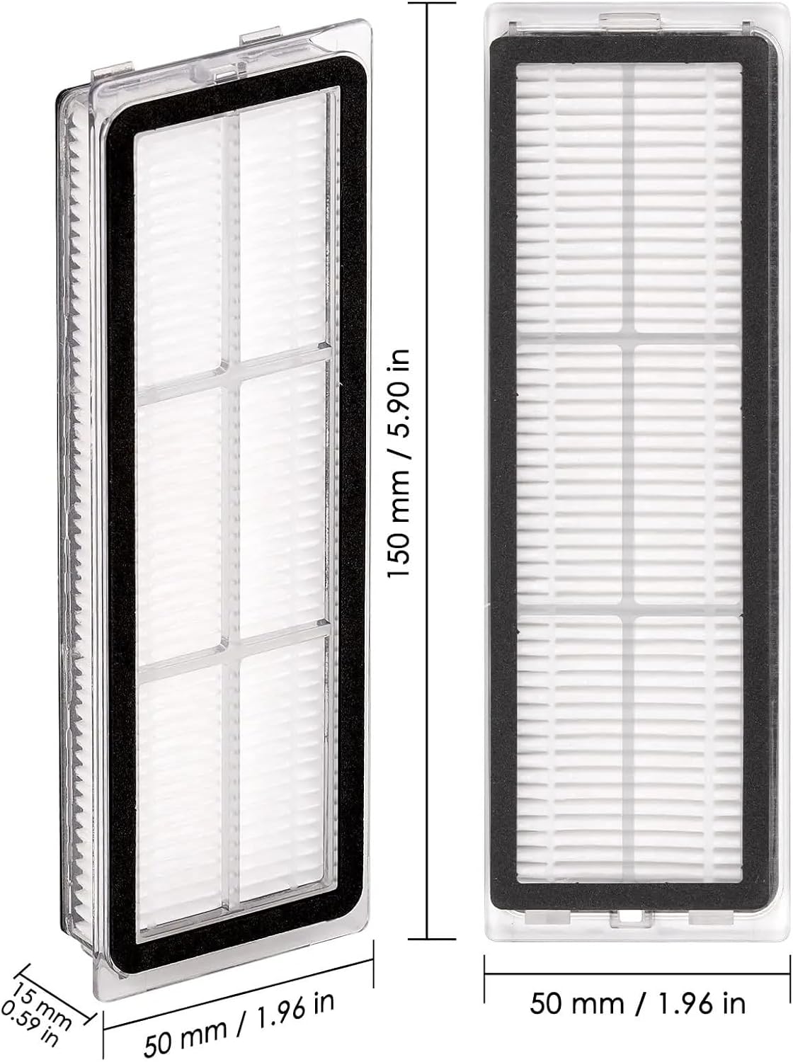 Compatible For Dreame L10s Ultra L10s Pro Robot Vacuum HEPA Filter(12PCS Filters)