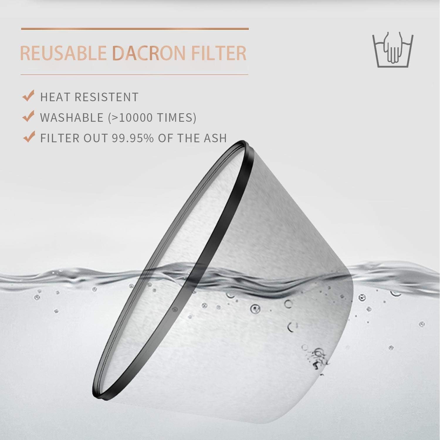 BACOENG Ash Vacuum Cleaner, 5.3 Gallon Ash Vacuum for Pellet Stoves, Wood Fireplace, Ash Vac Pellet Grill, Wood Stoves, Fire Pits