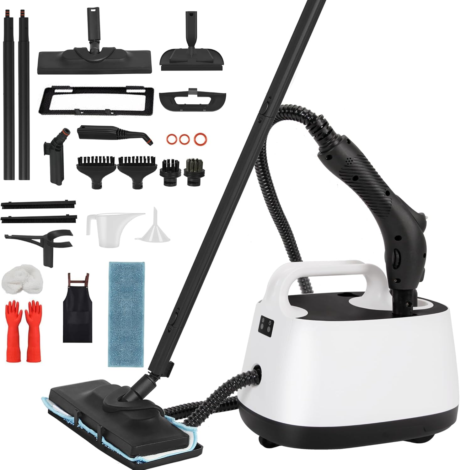 Steam Cleaner with 25 Accessories for Home, Heavy Duty Powerful Multipurpose Steamer for Cleaning, Household Neat Steam Cleaner for Multi-Surface Floors,Car,Grout,Tile, Grout and Car Cleaning