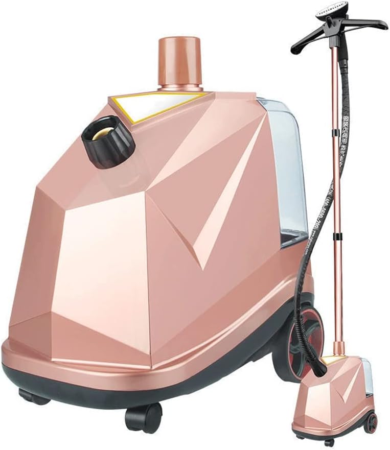 Vertical Garment Steamer Professional Heavy Duty Clothes Steamer for Commercial 30S Quick Wrinkle Removal with 3.0 Liters Water Tank Handheld Clothes Steam Iron (with Coat Hanger)