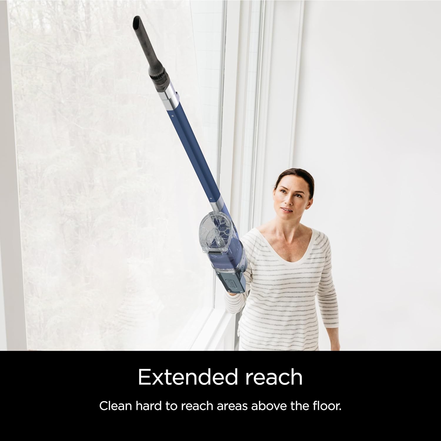 Shark Cordless Pet Plus Vacuum with HEPA Filter, Powerful Suction, Lightweight, 40min Runtime, Anti-Allergen Complete Seal, PowerFins, Self-Cleaning Brushroll, for Carpets & Hardfloors, Blue, IZ361H