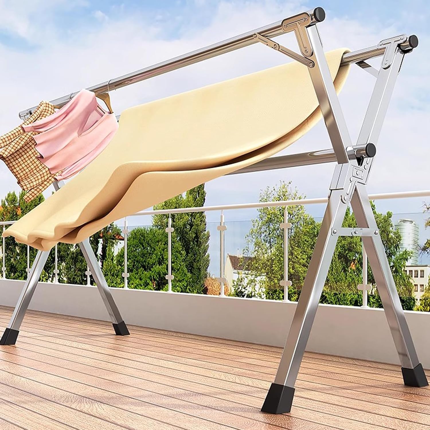 Clothes Drying Rack Clothes Drying Rack 240cm, Adjustable Stainless Steel Laundry Drying Rack, Retractable Clothes Drying Rack, Drying Rack Clothes Foldable, Portable Clothes Dryer Rack