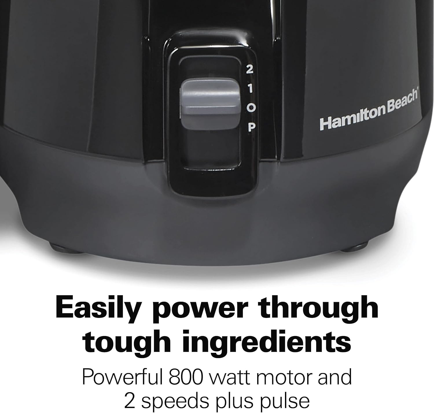 Hamilton Beach Juice & Blend 2-in-1 Juicer Machine and 20 oz. Blender, Big Mouth Large 3” Feed Chute for Whole Fruits and Vegetables, Easy to Clean, Centrifugal Extractor, 800W Motor, Black (67970)