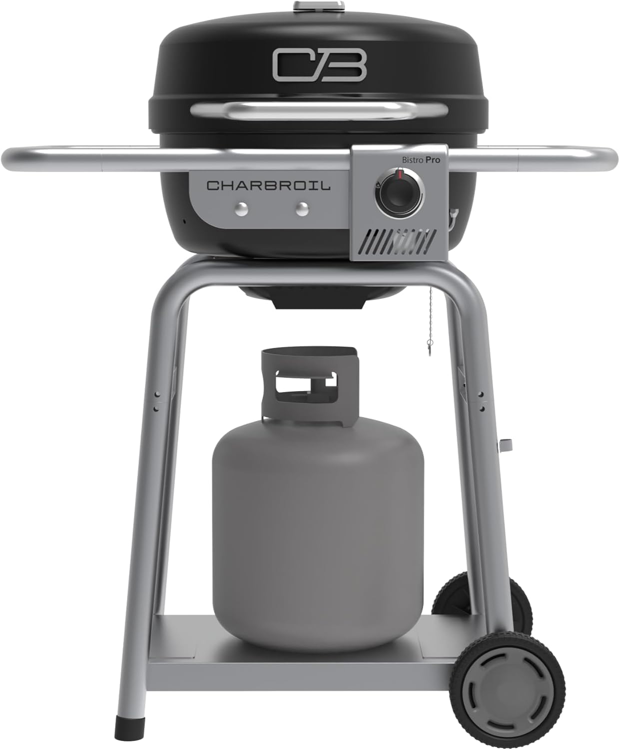 Charbroil Bistro Pro Gas Grill for Small Spaces and Patios, Black - 25302161