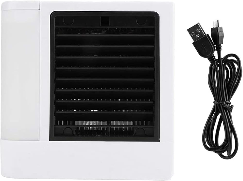 Cooler ice air Conditioner Super air Cooler Portable air Conditioner with LED USB mini Desktop Fan 5 Positions Adjustable