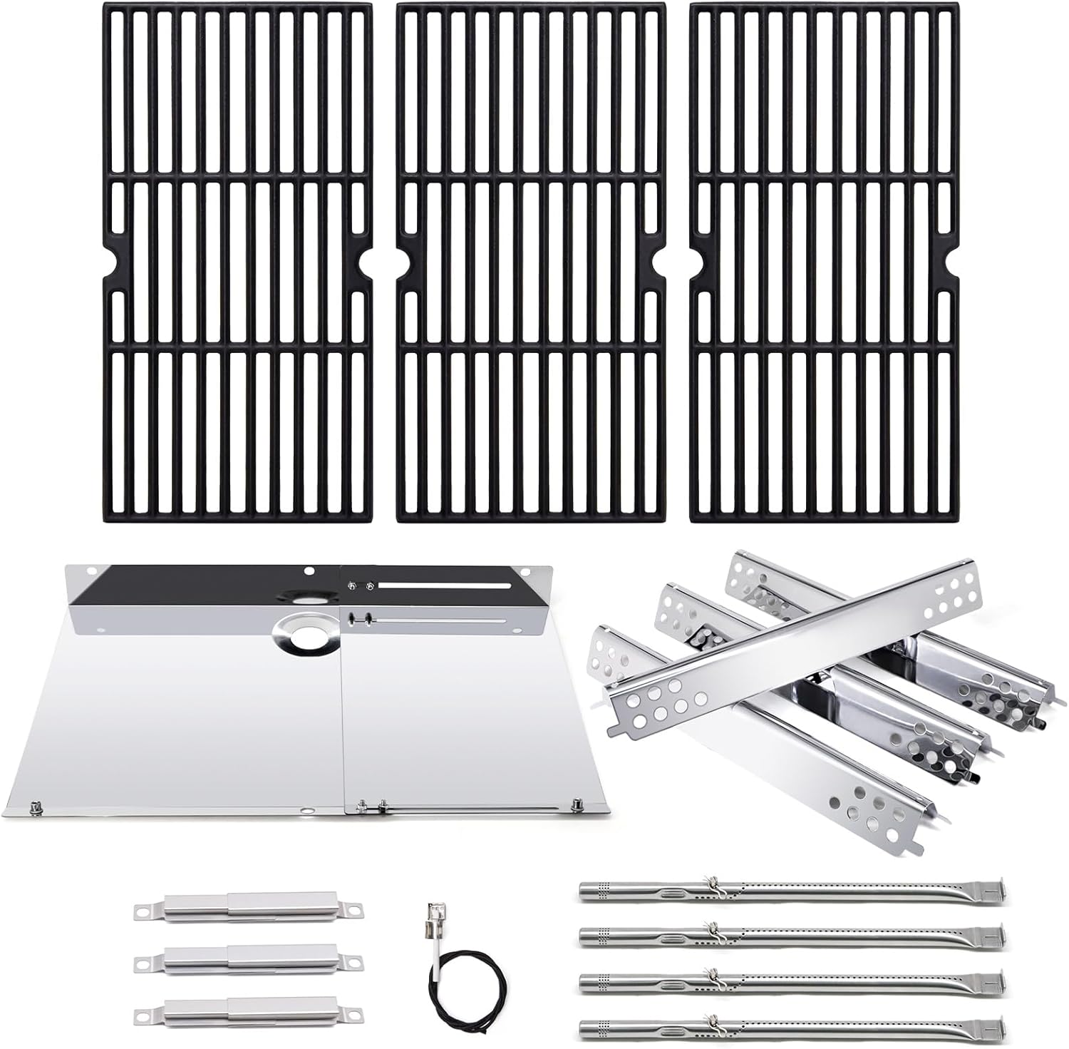 Adviace Grill Replacement Parts for Charbroil 463344015, G460-2900-W2 Tank Heat Shield & Grates & Burner & Igniter & Heat Shield & Carryover Tube for Char-Broil Advantage 463344015 Item #606686 Lowe's