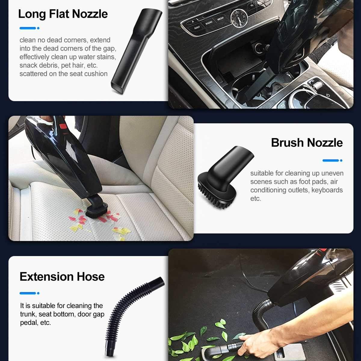 120W Cordless Home Car Dual-Use Portable Strong Suction Cordless Car Vacuum Cleaner Handheld Vacuum Cleaner
