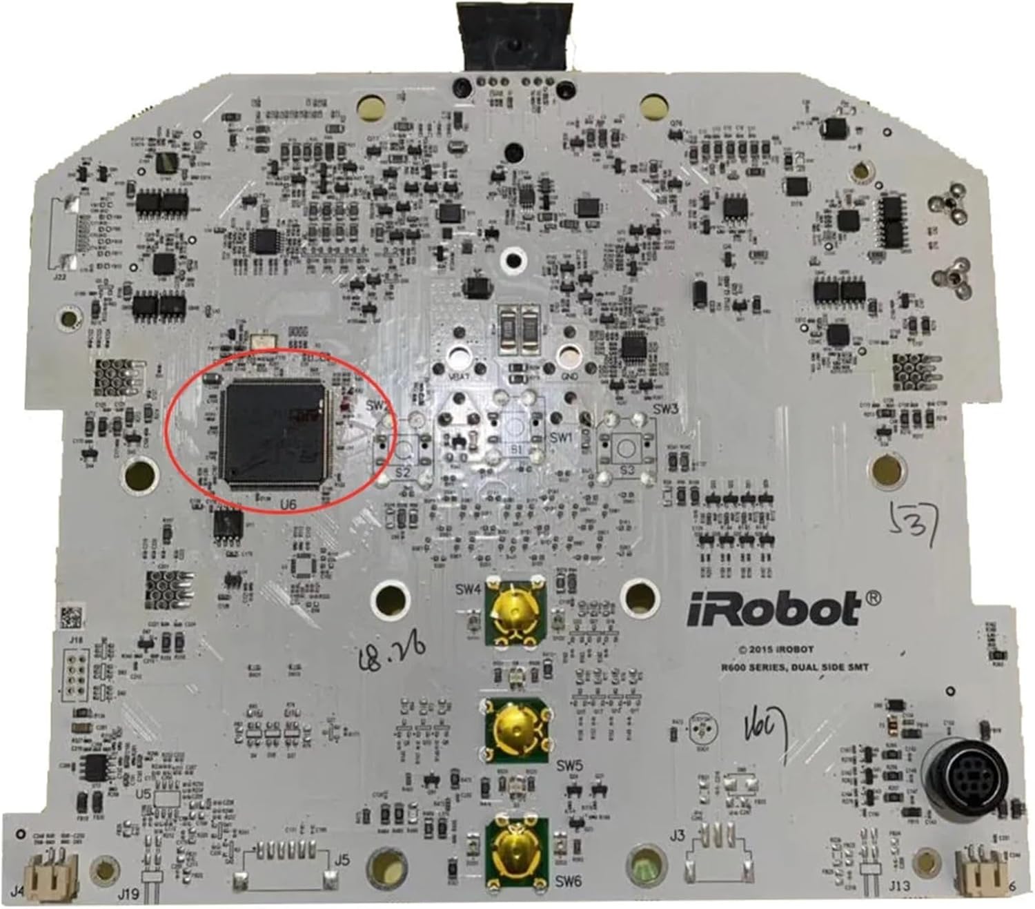 Compatible with PCB Motherboard - for iRobot Roomba 500 600 Series Vacuum Cleaner, Replacement Circuit Board Mainboard with Timing Function(Orange)
