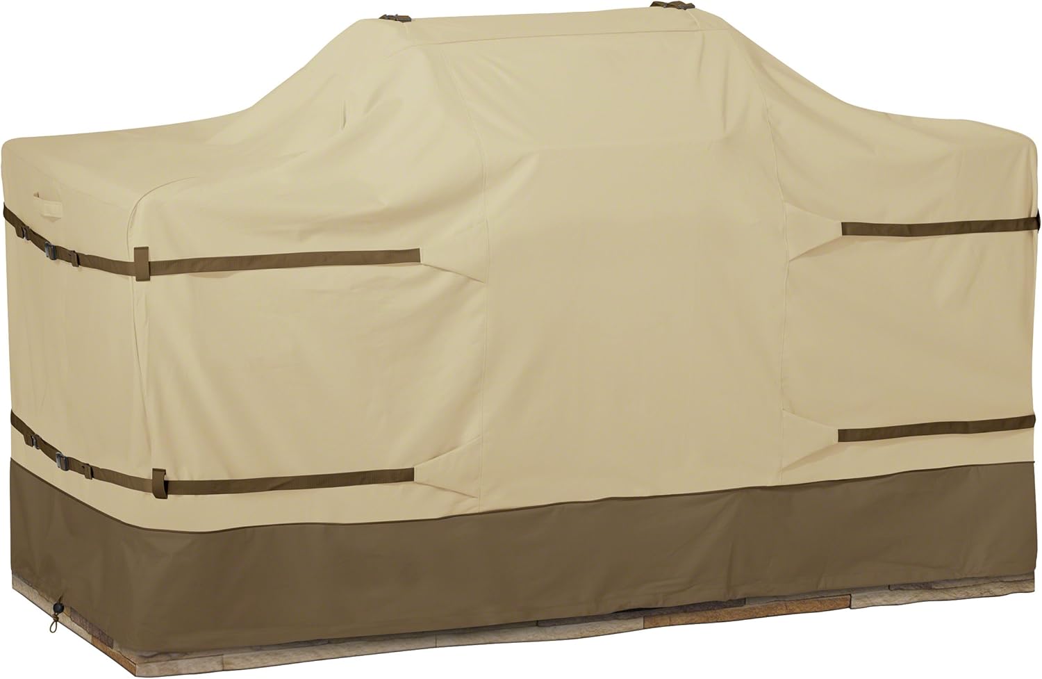 Classic Accessories Veranda Water-Resistant BBQ Grill Cover for 98 Inch Island with Center Grill Head