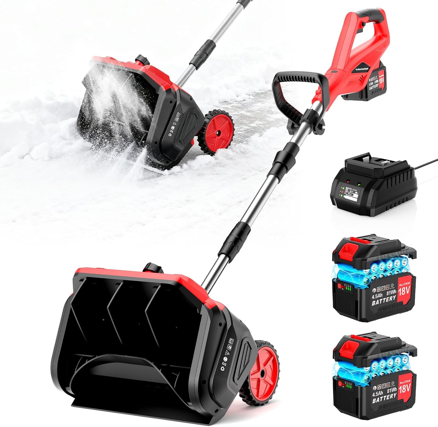 9000mAh Cordless Snow Spatula, 17