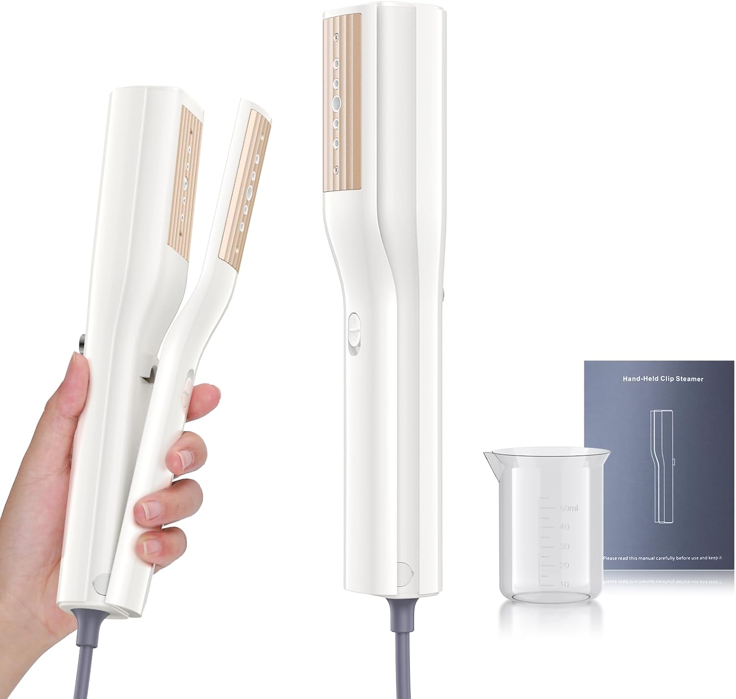 Portable 3-in-1 Clothes Steamer Iron - Handheld Mini Steam Iron, Wet & Dry Ironing, 15s Fast Heat, 900W Powerful Steam, Compact Travel Wrinkle Remover for Home & Office, Includes Travel Bag (120V)