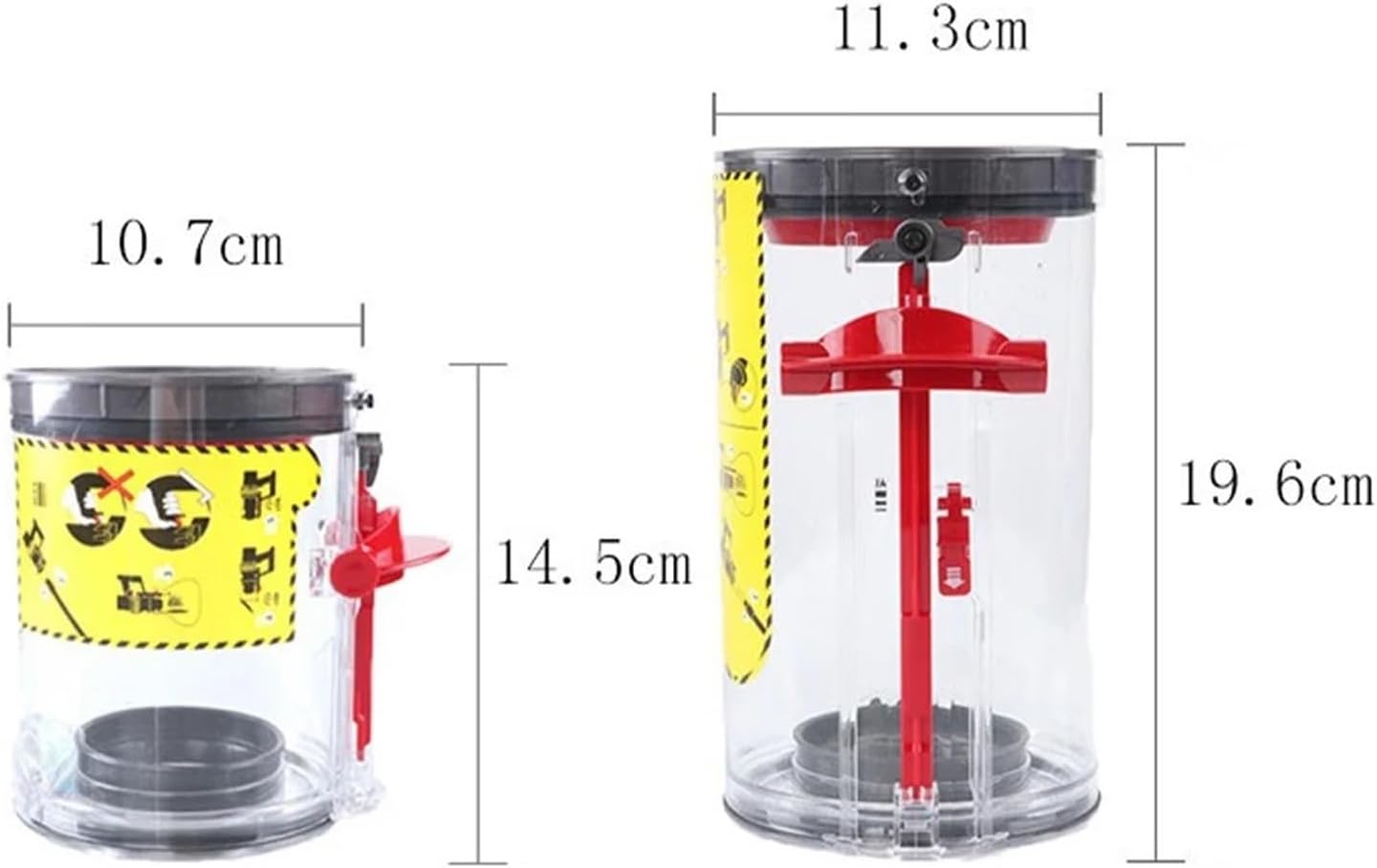 Large Dust Bin Compatible with Dyson V11 V15 SV14 SV15 SV22 Vacuum Cleaner Canister/Dust Bucket Replacement Part