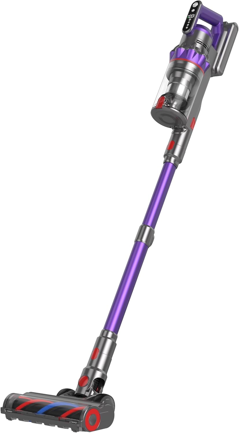 Cordless Vacuum Cleaner for Home, 6In1 Multifunctional Up to 70 Mins Runtime Rechargeable Stick Vacuum-8
