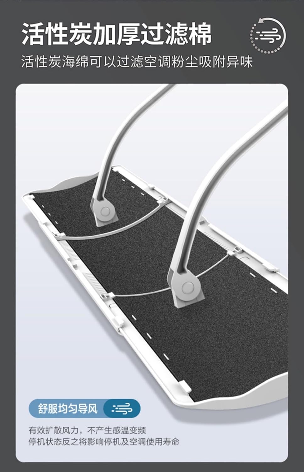 Retractable Central Air Conditioning Wind Shield, Suitable for Most Air Conditioners, Anti Direct Blowing