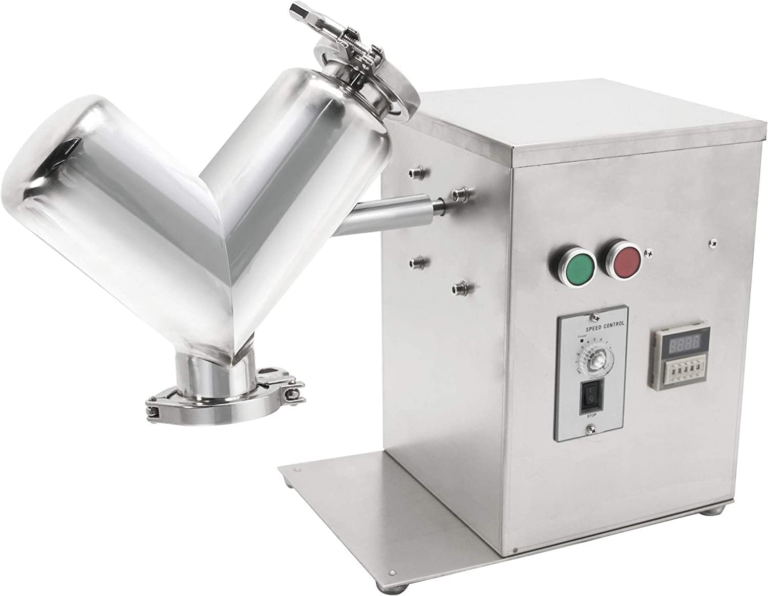 VH-2 V Type Powder Mixer Chinese Medicine Particle Blender Powder Mixing Machine 2L Blending Machine