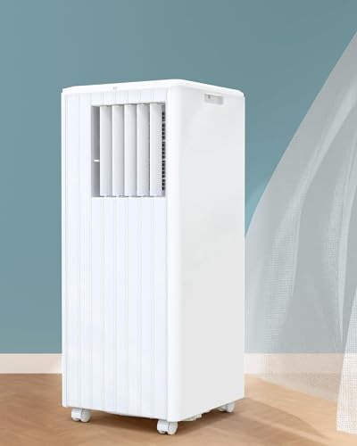 Portable Air Conditioner with Cooling and Dehumidification Capacity,8000BTU Portable AC Suitable for 350 Sq.Ft Air Cooler with a Remote Control Function Easy Movement
