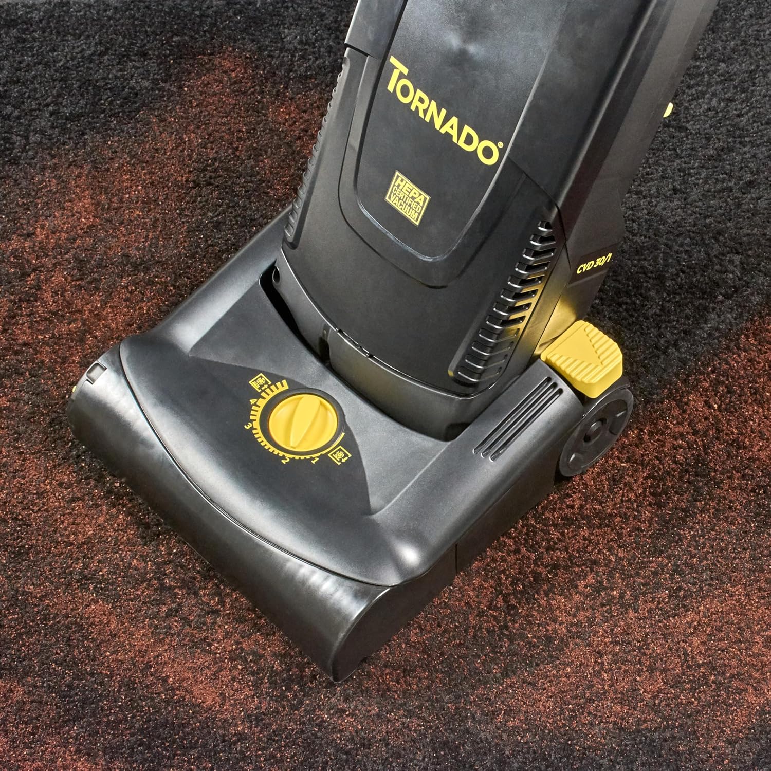 Tornado Deluxe CVD 30 12-Inch Single Motor HEPA Filtration Upright Vacuum with On-Board Tools, 91430