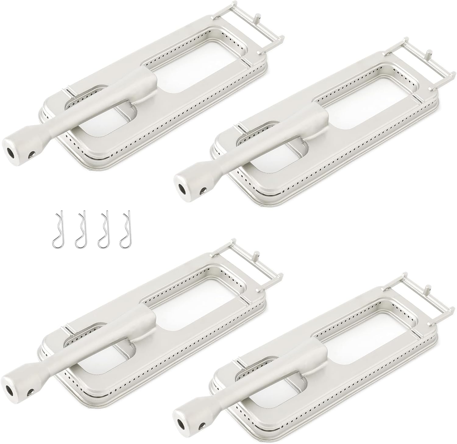 Cast 304 Stainless Steel Grill Burner Replacement Parts for Coyote Members Mark Grand Hall Y0101XC Y0202XC Y0660 608SB Grill Parts for RCS Sam's Club Bakers and Chefs, 15.8