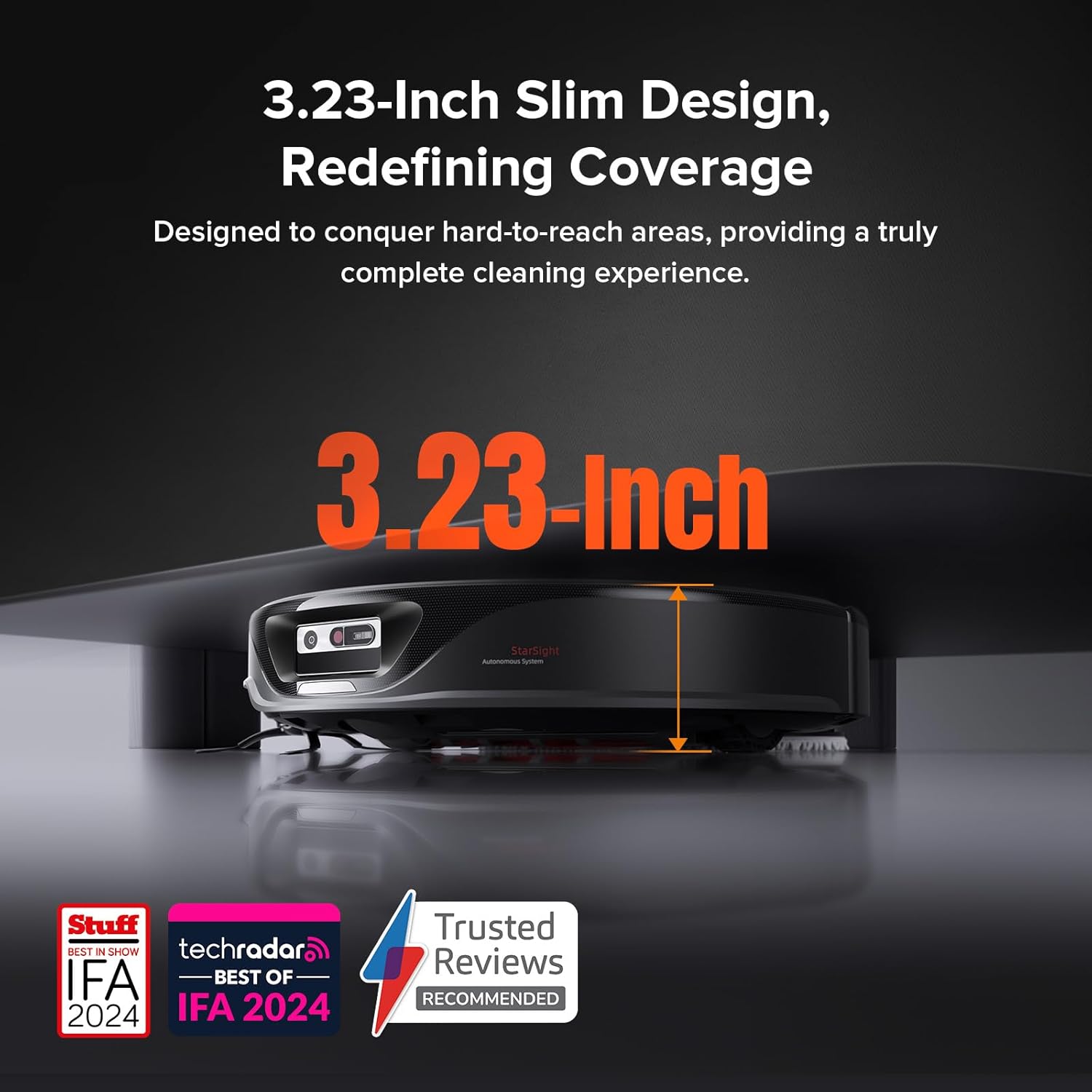 roborock Qrevo Slim Robot Vacuum and Mop with Washable Filter