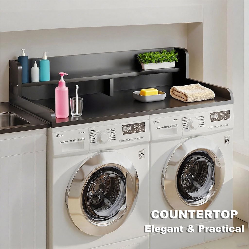 2-Tier Washer Dryer Countertop with 2.75
