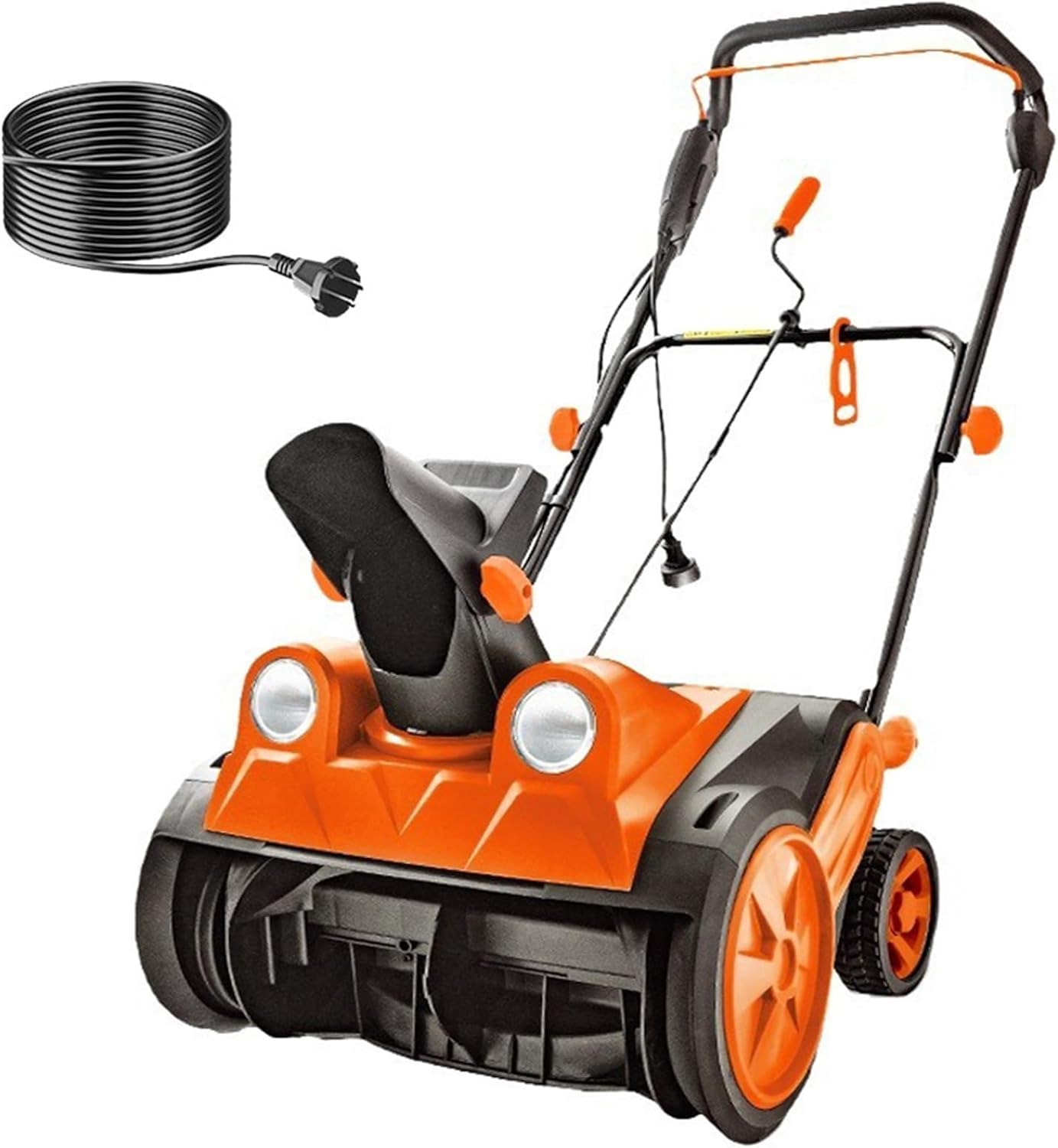 Corded Snow Blower, 32/65/98FT Power Cord, 2200W High Power Motor 18