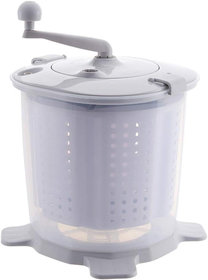 Portable Eco Mini Washing Machine | Hand Cranked Manual Clothes Non-Electric Washing Machine and Spin Dryer,Easy to Use, Suitable for RVs, Camping