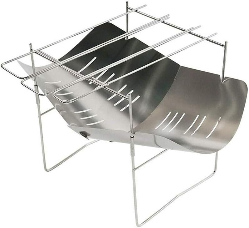 Mini Stainless Steel Barbecue Camping Stove Cooking Rack Foldable Charcoal BBQ Grill