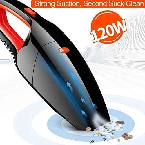 120W Car Vacuum Cleaner High Suction for Car Wet/Dry Dual-Use Powerful Vacuum Cleaner Handheld 12V Mini Car Vacuum Cleaner