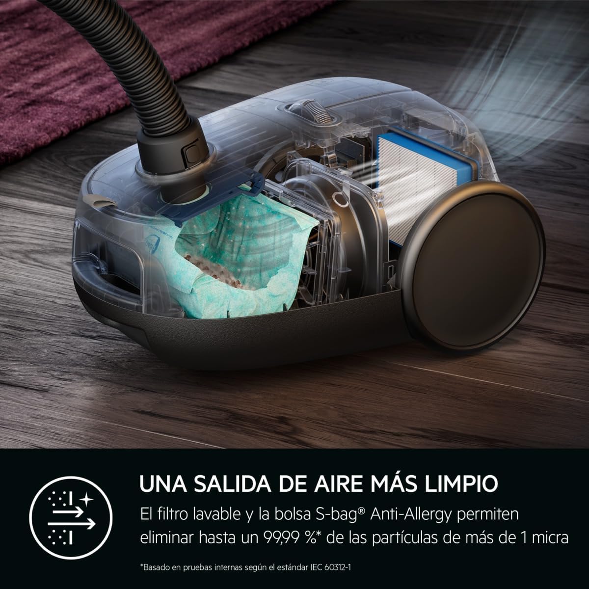 AEG AB61H6SW Plastic Vacuum Cleaner