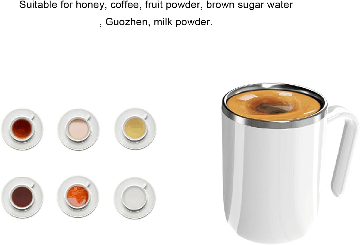 Smart Hot Beverage Blender Cup, Self Stirring Beverage Cup, Automatic Mixing Coffee Blender Cup, Automatic Self Stirring Coffee Cup