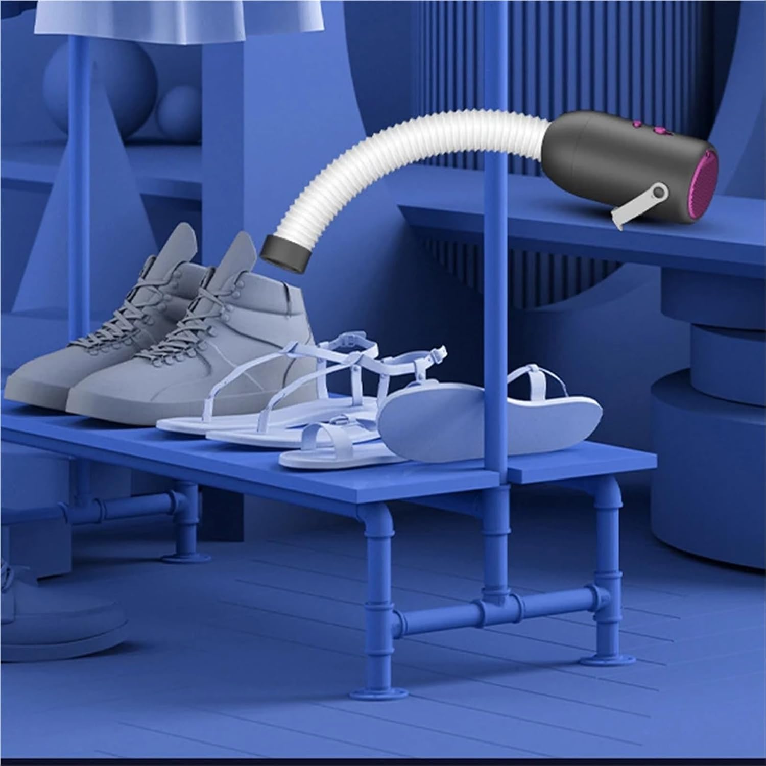 Portable Clothes Dryer, Multi-function Mini Electric Clothes Dryer Portable Clothing Shoes Heater,for Travel,Apartment(YE Standard)