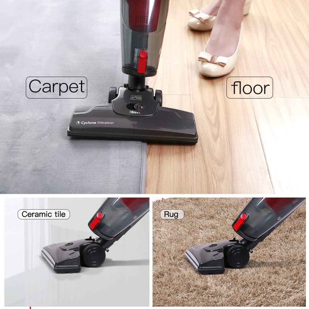 Handheld Vacuum Clean,Upright Vacuum Cleaner Upright Stick Vacuum Cleaner 2 in 1 Stick Handheld Vacuum Cleaner Bagless, 15000Pa Powerful Suction, 1L Large Bin Capacity, Handheld Corded Stick Vaccum fo