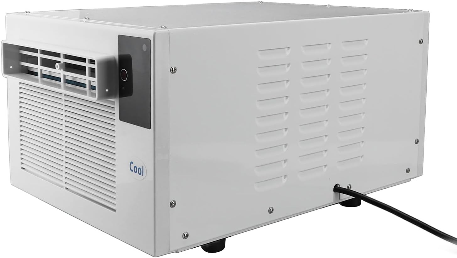 Portable Air Conditioners, 1900BTU 280W Dual Inverter Window Air Conditioner Small Cooling fan for Room Office Camping Car(US Plug 110V)