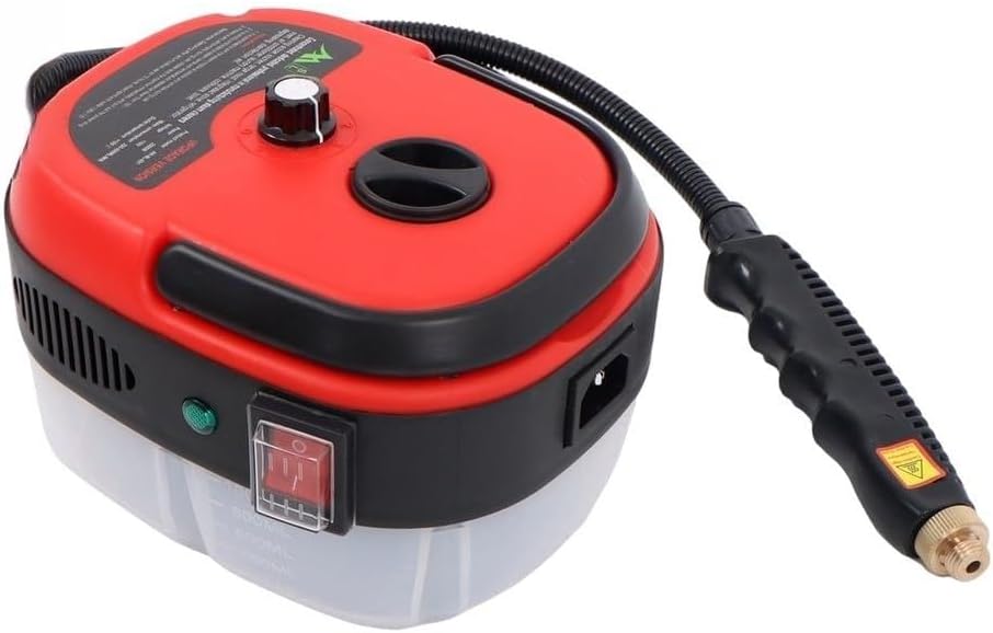 2500w High Pressure Steam Cleaner Machine Cleaning Kitchen Car Machine Red Replacement for OEM